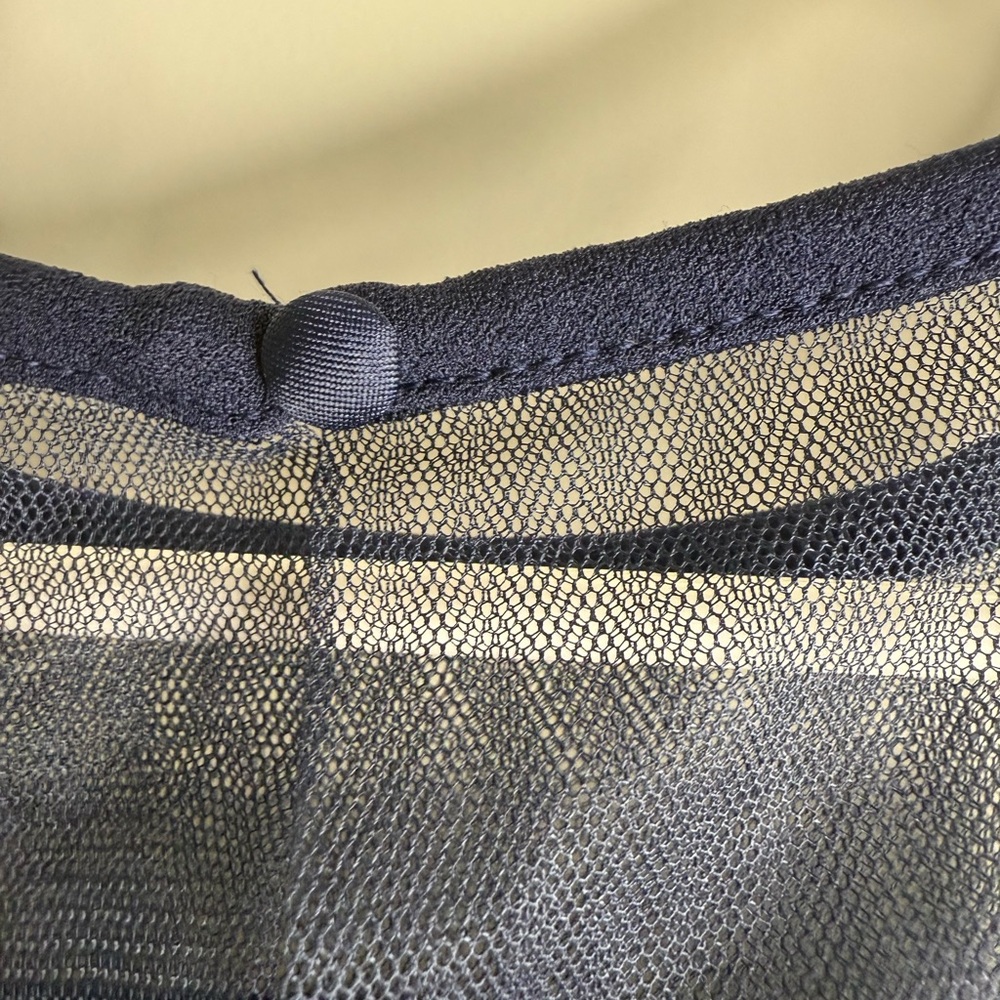 Calvin Klein Gil’s Navy Dress with Sheer Hem Detail, size 10 - Picture 6 of 10